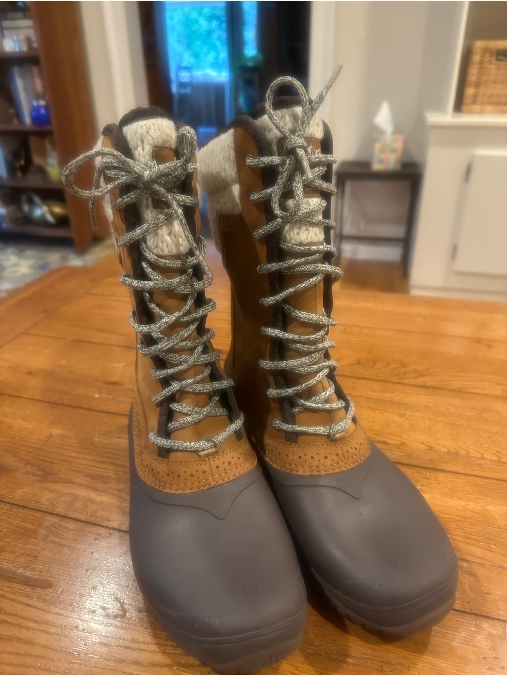 The North Face Shellista II Mid Lace Waterproof Boots Women’s Size 10 Brown